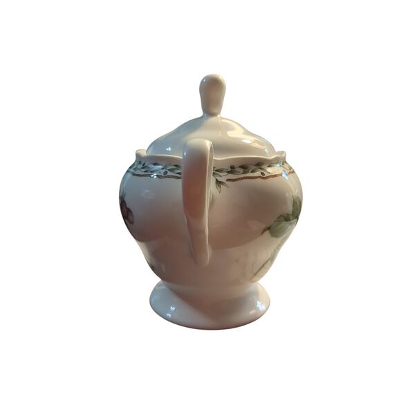 PERFECT NORITAKE ROYAL ORCHARD 9416 CREAM AND SUGAR BOWL WITH LID - Picture 6 of 11